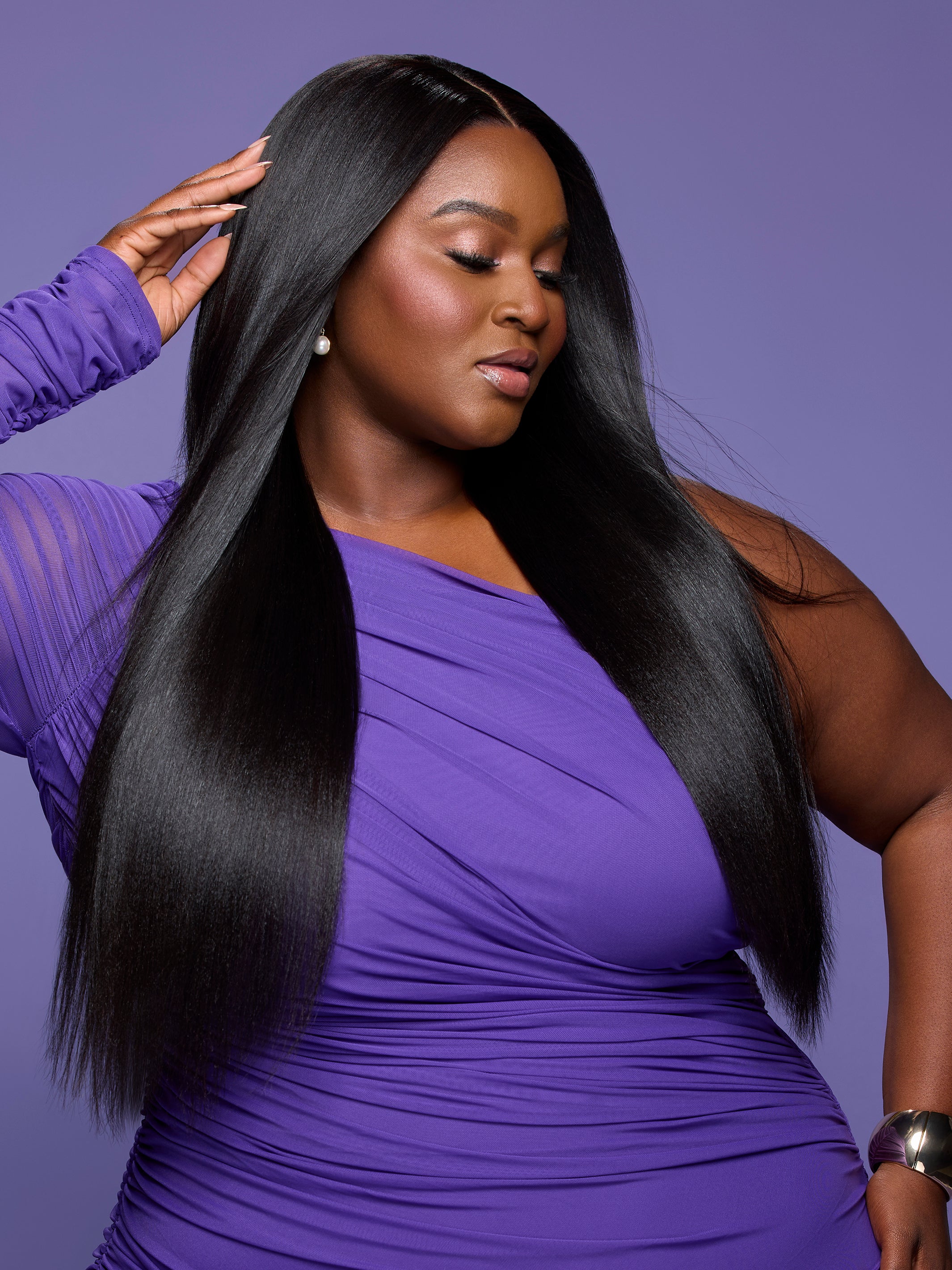 Bounce Relaxed Straight Hair Extensions - Image 6