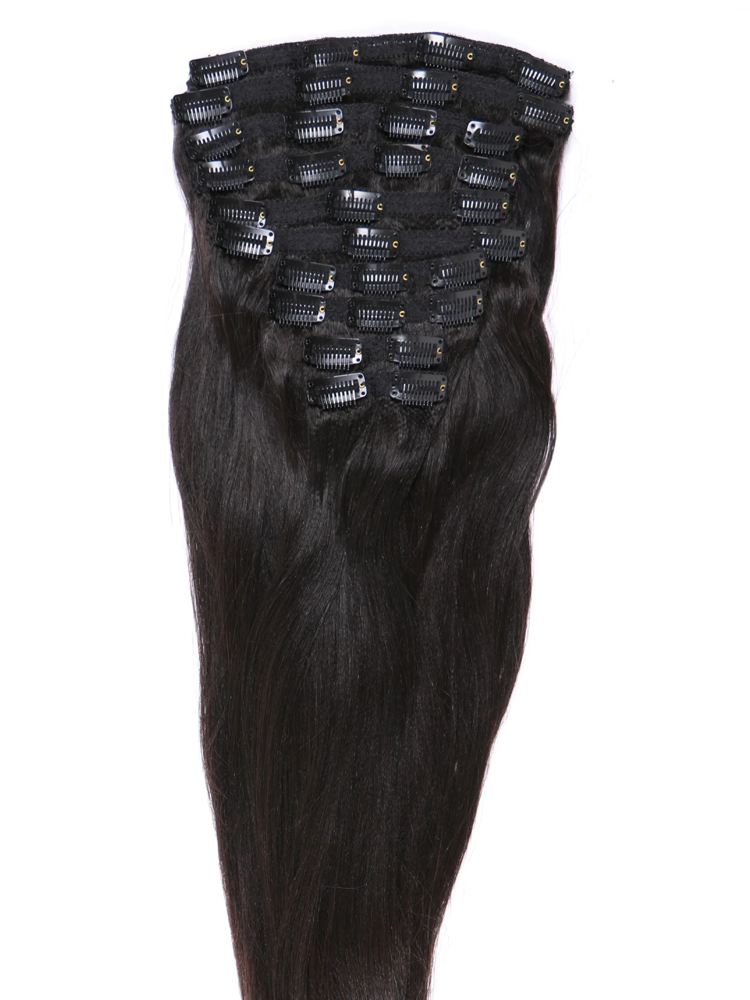Bounce Relaxed Straight Clip-In Hair Extensions - Image 3