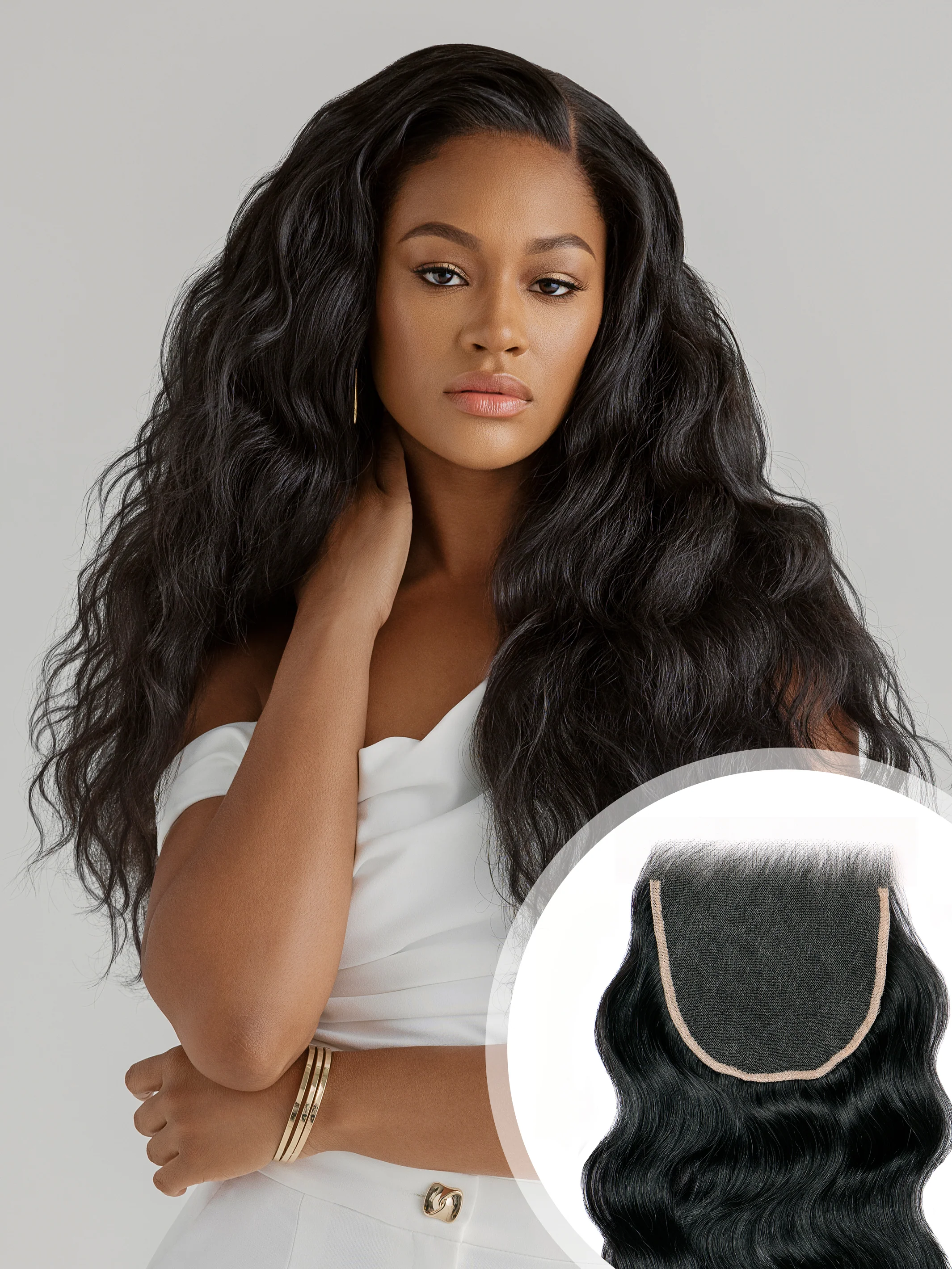 Lotus Cambodian Wavy Closure