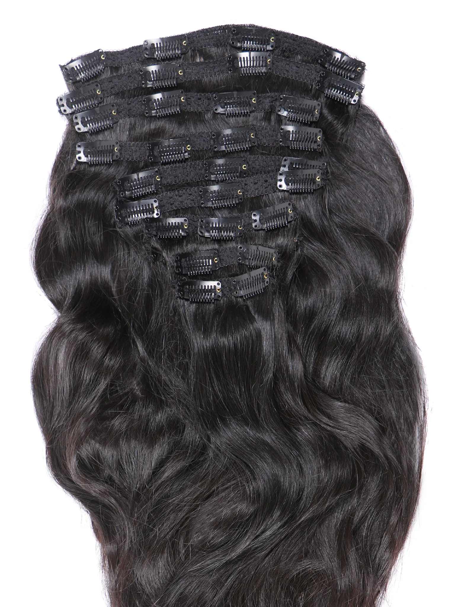 Pure Wavy Clip-In Hair Extensions - Image 3